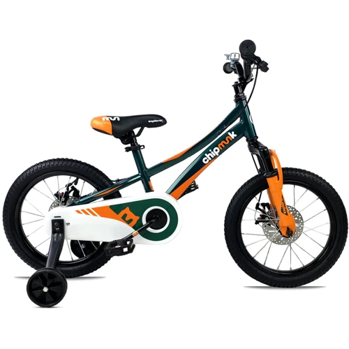 Велосипед детский RoyalBaby Chipmunk EXPLORER 16", OFFICIAL UA, зелёный: Диаметр колес, дюймов 16"