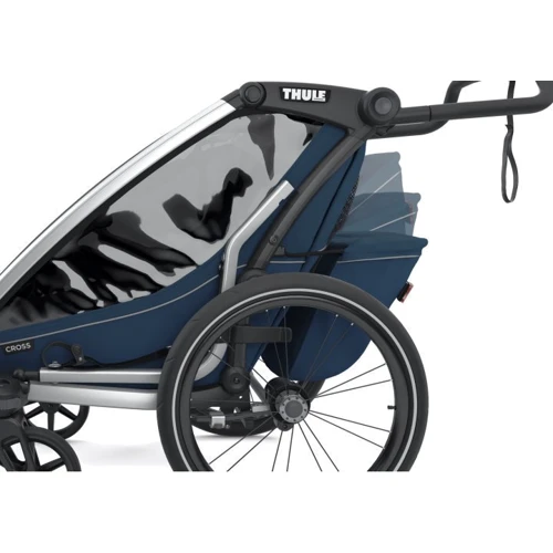 Коляска мультиспортивна Thule Chariot Cross 1 Majolica Blue TH10202021: Матеріал коліс резина (надувные)