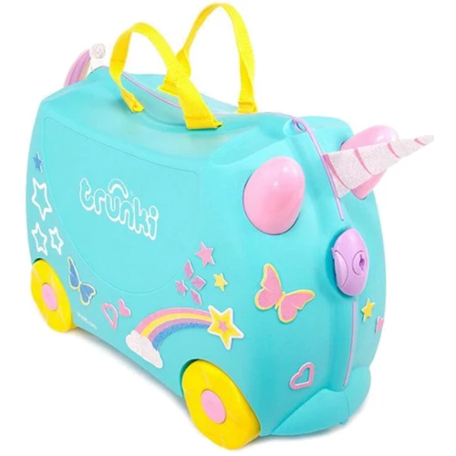 Детский чемодан Trunki Una the Unicorn (0287-GB01-UKV): Цвет голубой