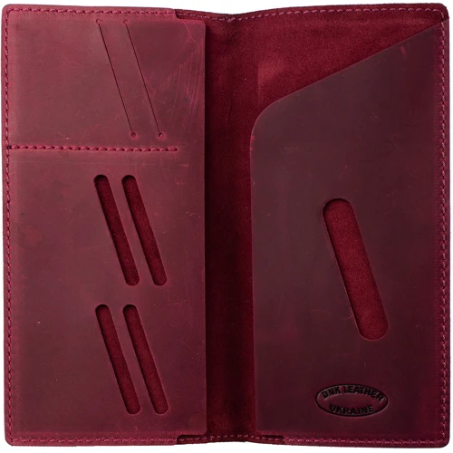 Мужской тревел-кейс DNK Leather бордовый (DNKTravel-Hcol.L): Страна производитель Украина