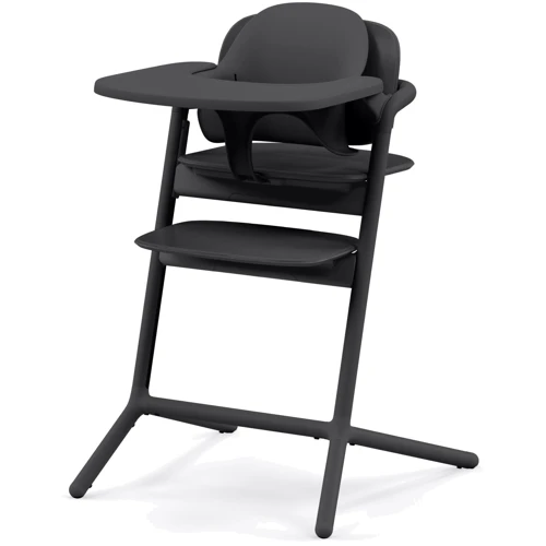 Стульчик для кормления 4 в 1 Cybex Lemо Stunning Black (521003207): Материал металл
