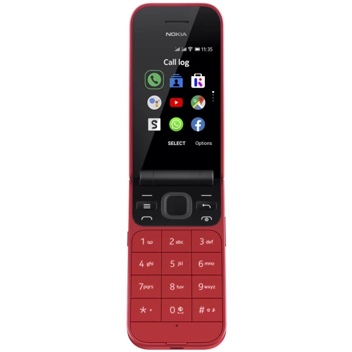 Мобильный телефон Nokia 2720 Flip Red (UA UCRF): Оперативная память 512 МБ