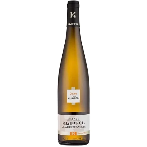 Вино Cuvée Louis Klipfel Gewurztraminer d`Alsace AOP белое полусладкое 13 % 0.75 л (STA3267990018508)