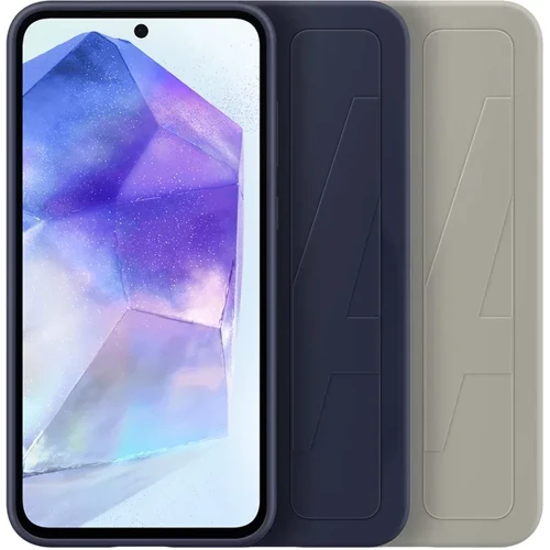 Чехол для телефонов Samsung Standing Grip Case Gray (EF-GA556TJEGWW) for Samsung A556 Galaxy A55: Пленка в комплекте нет