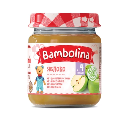 Пюре Bambolina Яблоко 100 г new (4813163001946)