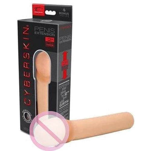 Насадка для збільшення члена CyberSkin 2 Xtra Thick Transformer Penis Extension, +5 см