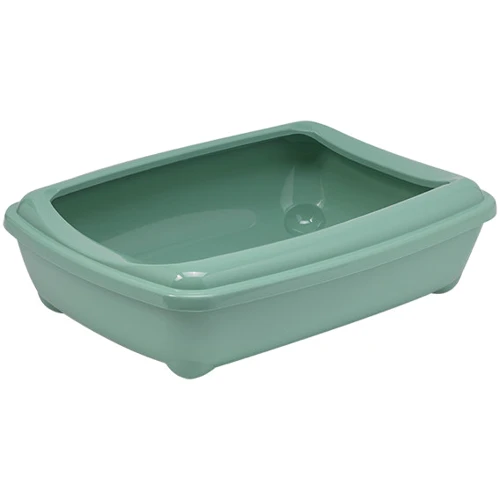 Туалет Moderna Arist-O-Tray Jumbo з бортиком для котів 57x43x16 см світло-зелений (58949)