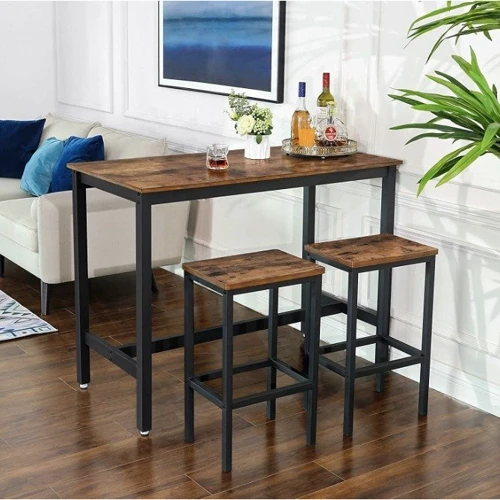 Барный стул Leobert Corner 2 штуки в стиле Loft (5903332062645): Материал каркаса ДСП, металл