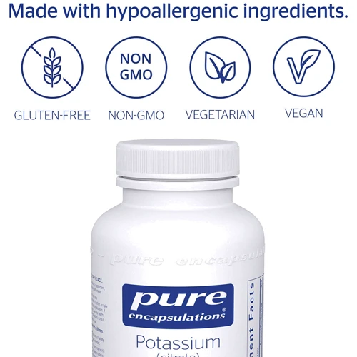 Pure Encapsulations Potassium Citrate 180 caps (PE-01115)