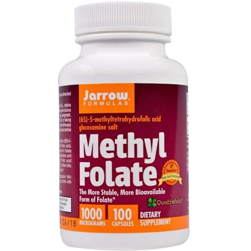 Jarrow Formulas Methyl Folate 1000 mcg 100 Caps Метил фолиевая кислота