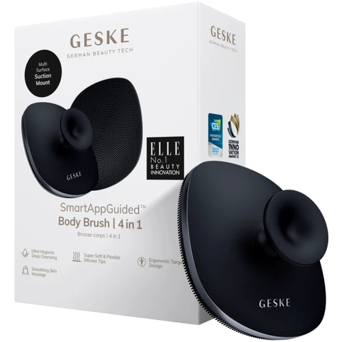 Щетка для тела GESKE Body Brush metal 4в1 black (HB0341)