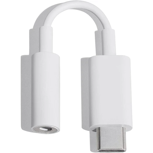 Адаптер Google Adapter USB-C to Mini-jack 3.5 9cm White (GA00477-WW)