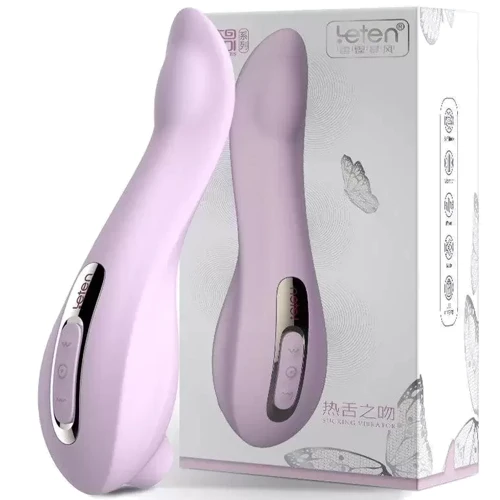 Вакуумный вибратор 3-в-1 Leten Sucking Vibrator (вакуум, вибрация, массажные движения язычка)