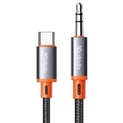 Кабель Mcdodo Digital Audio Coiled Cable AUX USB-C to 3.5mm 1.8m Black: Тип USB-C - Mini-jack 3.5mm M