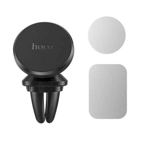 Держатель Hoco Car Holder Air Vent Magnetic CA81 Black: Особенности магнитный, автодержатель