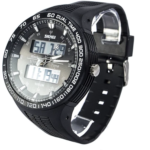 Наручний годинник Skmei 1066 Black: Тип чоловічі