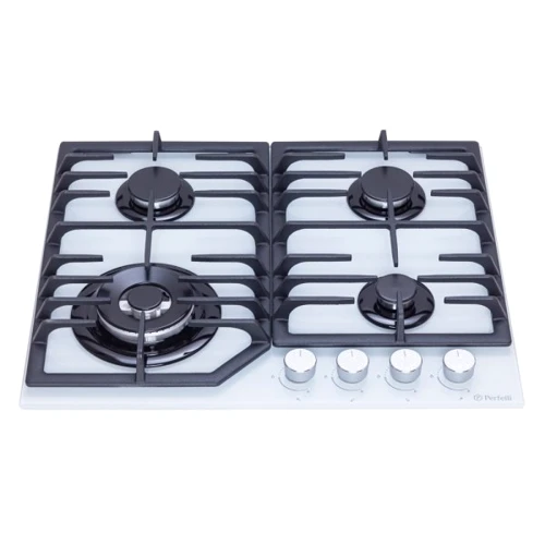 Варочная поверхность газовая Perfelli HGG 61694 WH: Расположение панели Спереди справа