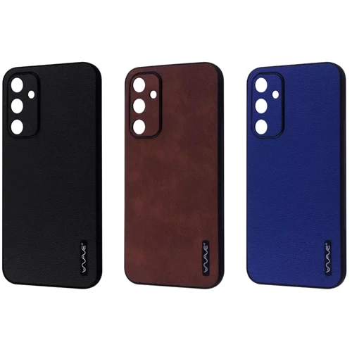 Чехол для телефонов WAVE Leather Case Blue for Samsung A256 Galaxy A25 5G: Тип накладка на заднюю часть