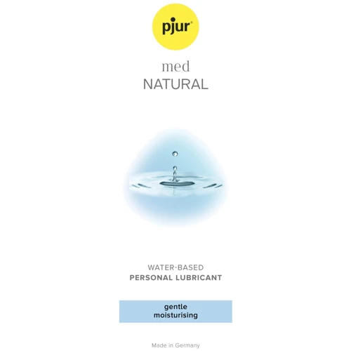 Пробник лубриканта на водной основе pjur med NATURAL glide 2 мл специально для сухой и чувствительной кожи