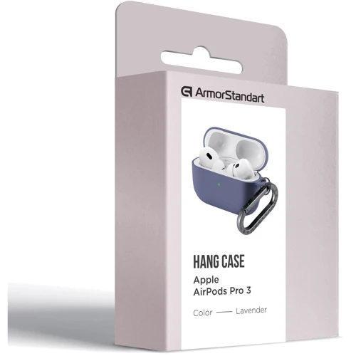 Чехол ArmorStandart Hang Case Lavender for Apple AirPods Pro 3 (ARM88274)