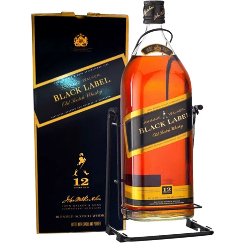 Виски Johnnie Walker Black label 12 YO, 3л 40%, в подарочной упаковке (BDA1WS-JWB300-004)