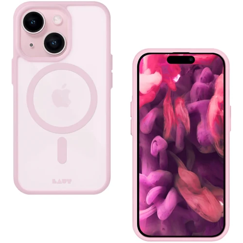 Чехол для iPhone LAUT HUEX PROTECT MagSafe Pink (L_IP23A_HPT_P) for iPhone 15