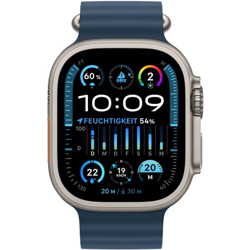 Аксесуар для Watch Apple Ocean Band Blue (MT633) для Apple Watch 42/44/45/49mm: Сумісність Apple Watch 42mm, Apple Watch 44mm, Apple Watch 45mm, Apple Watch 49mm