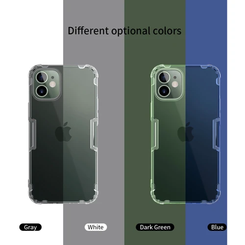 Чохол для iPhone Nillkin Nature TPU White for iPhone 12 mini фото 5