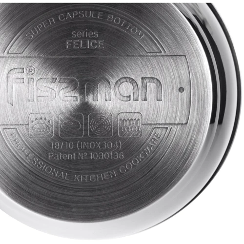 Ківш Fissman FELICE 12х9.5 см, 0.6 л (5326): Антипригарне покриття нет