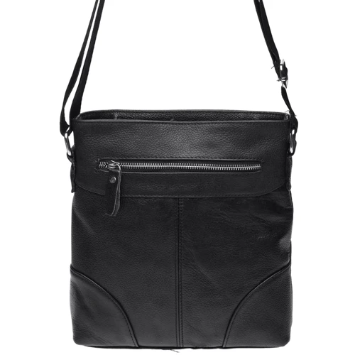Мужская сумка планшет Borsa Leather черная (k15003-2-black)