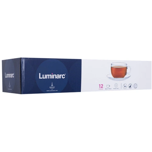 Сервиз Luminarc EVOLUTION TROMPETTE 6х220мл для чая (P6876): Материал Закалённое стекло