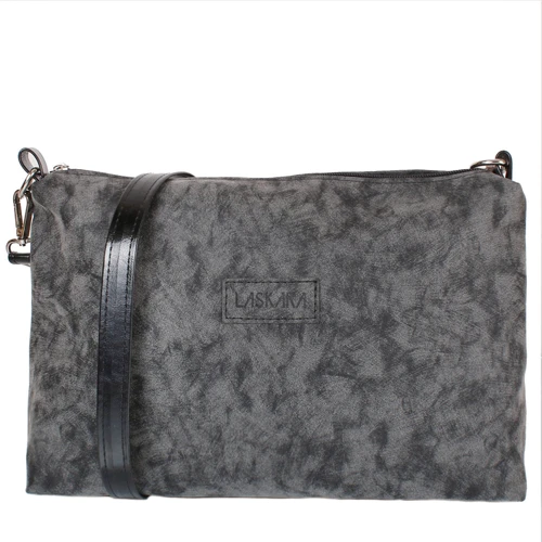 Жіноча сумка тоут Laskara сіра (LK10191-grey) фото 12