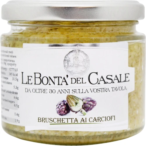 Соус для брускетт из артишоков Le Bonta’ del Casale Bruschetta Ai Carciofi 212 мл (8020454005163)