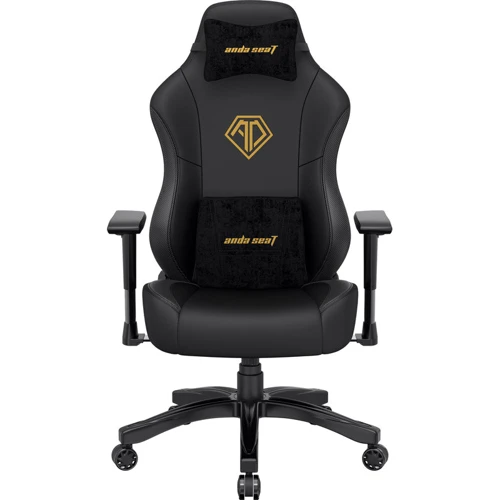 Кресло игровое Anda Seat Phantom 3 Black/Gold Size L (AD18Y-06-B-PV/C)