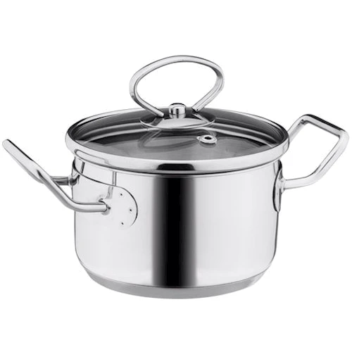 Кастрюля Vinzer Mini series 12см, 0.8л с крышкой (89086)