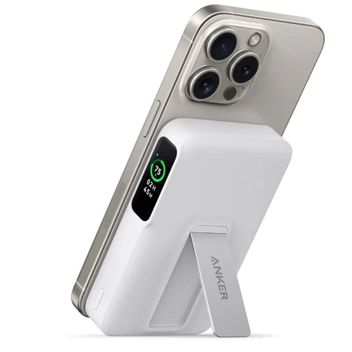 Зовнішній акумулятор Anker Powerbank 10000 mAh MagGo 15W White: Кількість USB 1