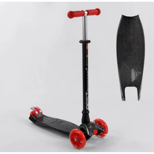 Детский самокат Best Scooter Maxi A 25772/779-1524 Черный с красным