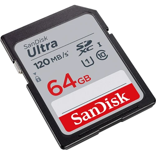 Карта памяти SanDisk 64GB SDXC C10 UHS-I Ultra (SDSDUN4-064G-GN6IN): Объем 64 ГБ