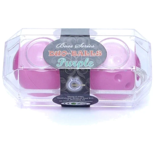 Вагинальные шарики Duo balls Purple, BS6700028