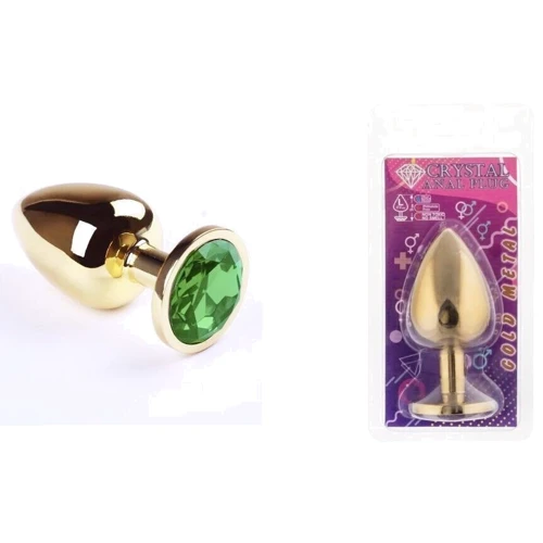 Анальная пробка, Gold Chrysolite, L