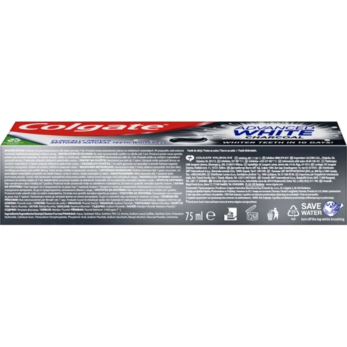 Colgate Advanced White Charcoal Зубная паста 75 ml: Возраст Без ограничений