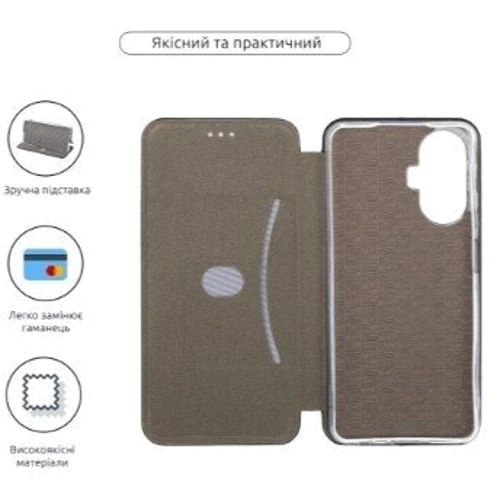 Чохол для телефона Fashion Classy Black для Realme C55 (ARM67929): Тип чохол книжка