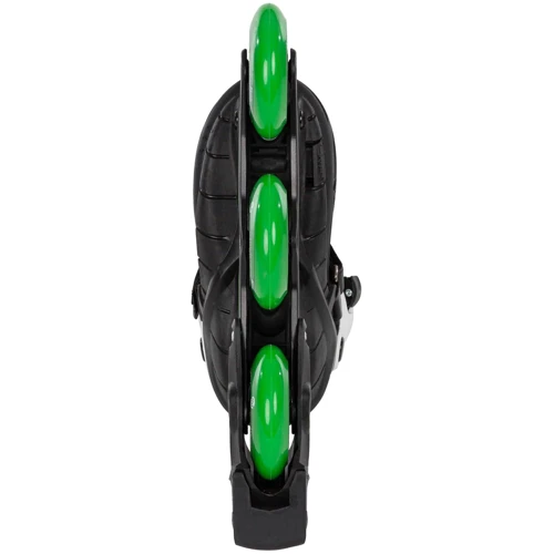 Роликовые коньки Раздвижные ролики Powerslide Universe Green, 29,0-32,0 (940688): Расположение колес in-line