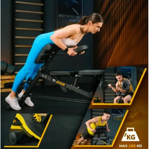 Скамья для жима и пресса Trex Sport TX-200B с партой Скотта (5902308230996): Вид применения домашний