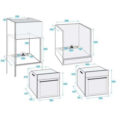 Духовой шкаф электрический Beko BIM24400BCS: Мощность подключения, Вт 3100