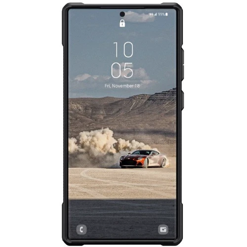Аксесуар для смартфона Urban Armor Gear UAG Monarch Crimson (214135119494) для Samsung S918 Galaxy S23 Ultra: Матеріал полікарбонат; термополіуретан; метал; з обробкою із зернистої шкіри