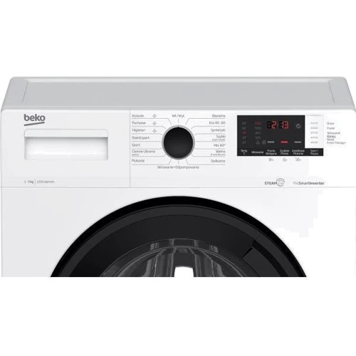 Стиральная машина Beko WUE7612WPBSE: Загрузка белья (стирка), кг 7