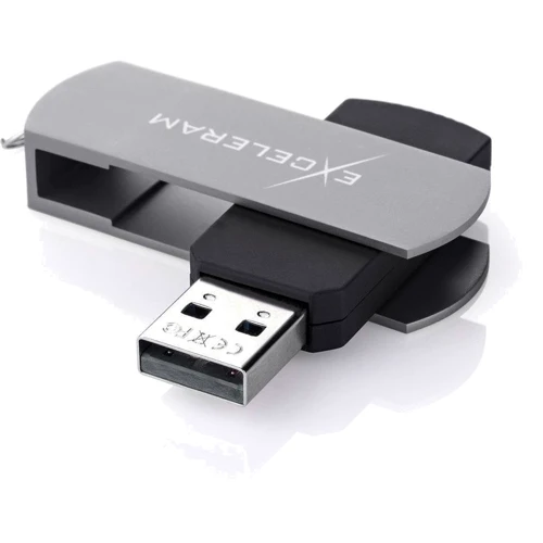 USB-флешка eXceleram 16GB P2 Series USB 3.1 Gen 1 Grey/Black (EXP2U3GB16): Стандарт USB USB 3.1