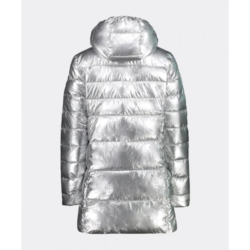 Куртка CMP Woman Parka Fix Hood 30K3506-U303 42 (34) серебристая зимняя с капюшоном: Сезон Зима