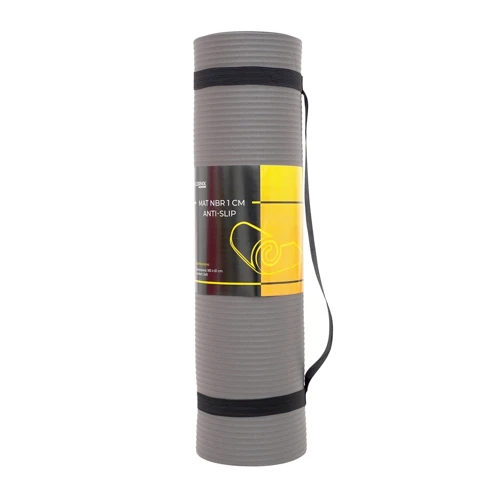 Коврик для фитнеса Cornix NBR 183 x 61 x 1 cм для йоги и фитнеса XR-0012 Grey